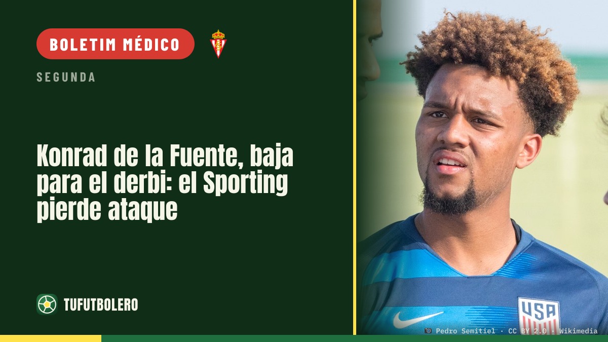 Konrad de la Fuente fora do dérbi: Sporting perde opções no ataque
