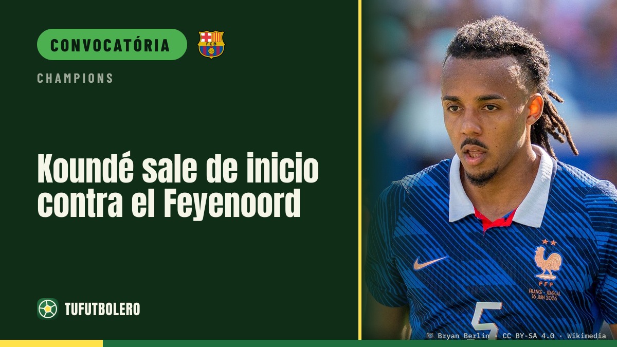 Koundé titular diante do Feyenoord