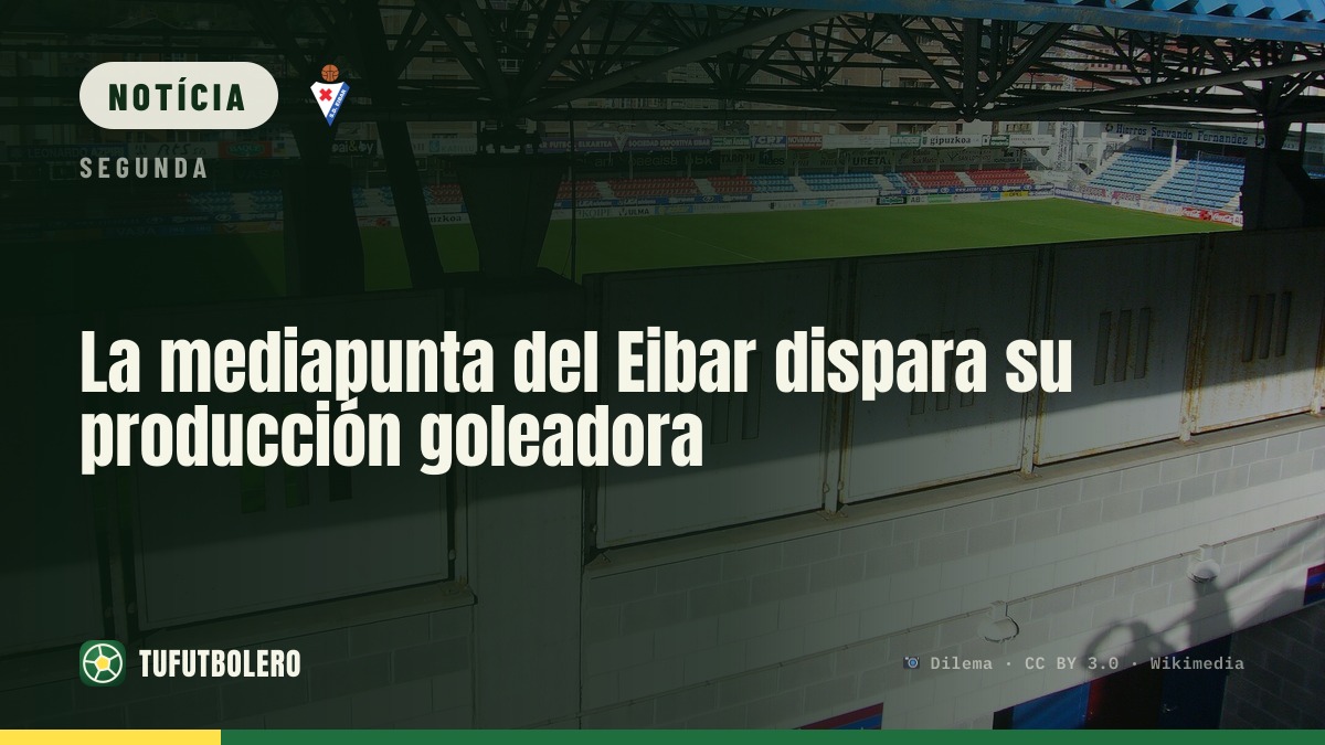 Os meio-campistas ofensivos do Eibar estão a marcar