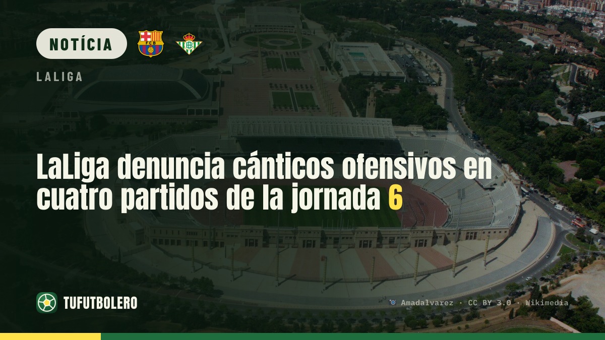 LaLiga denuncia cânticos ofensivos em quatro jogos da jornada 6