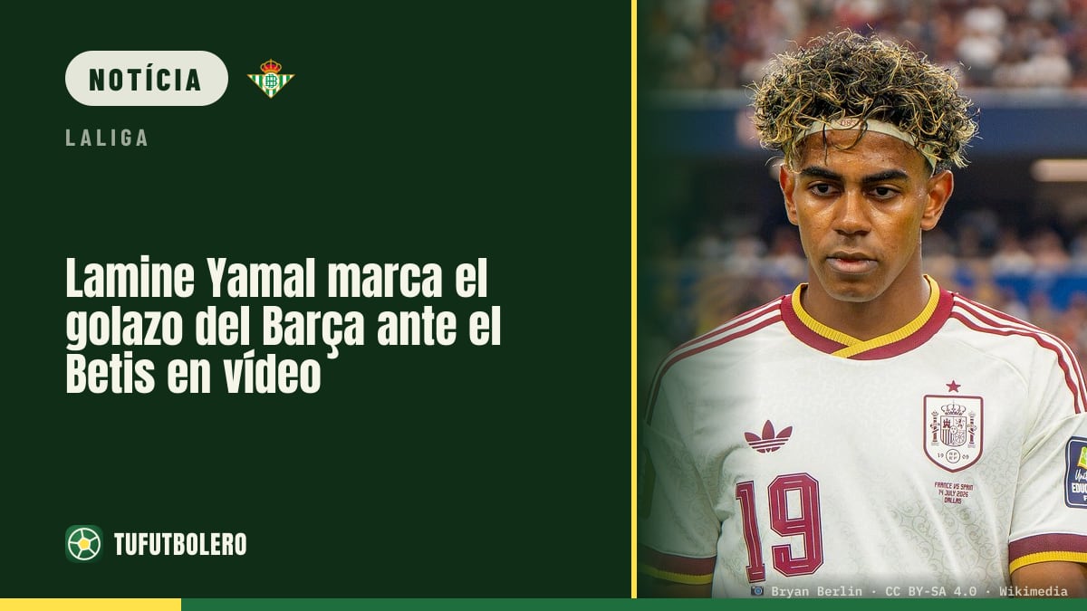 Lamine Yamal marca o golaço do Barça contra o Betis (vídeo)