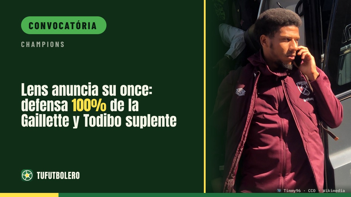 Lens estreia na Champions com três da Gaillette e Todibo no banco