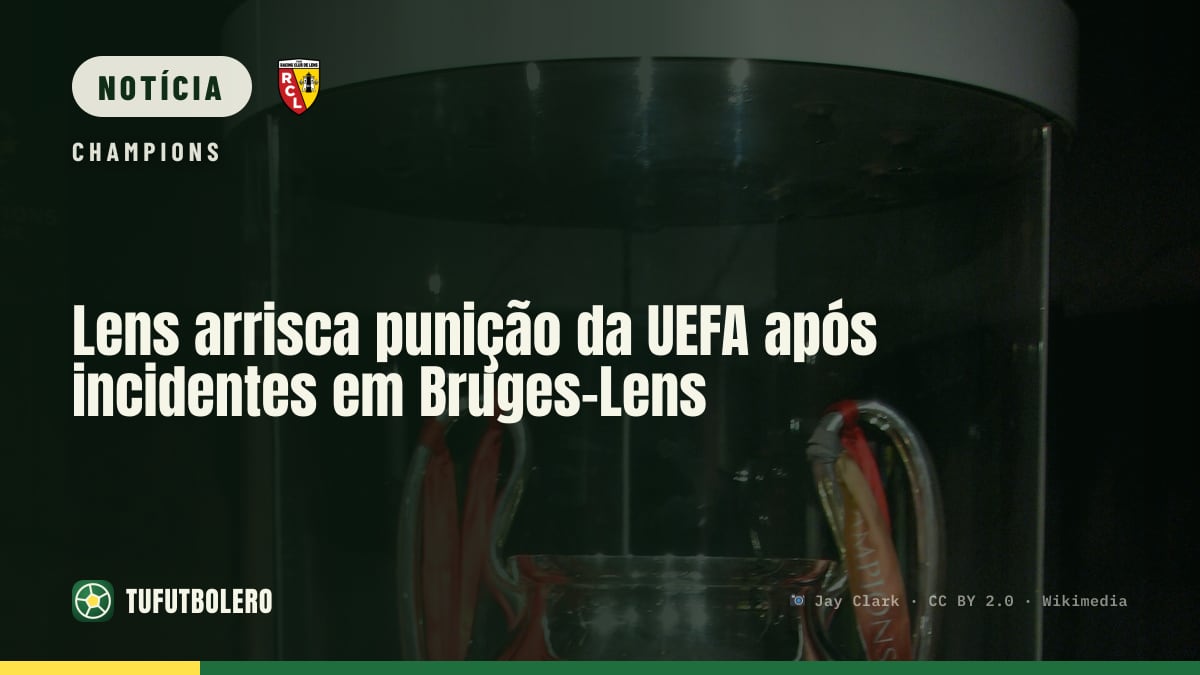 Lens arrisca punição da UEFA após incidentes em Bruges-Lens