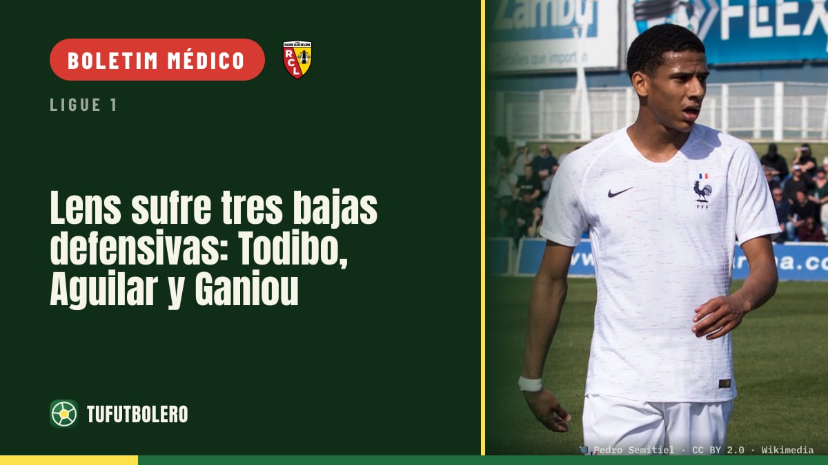 Lens sofre três baixas na defesa: Todibo, Aguilar e Ganiou