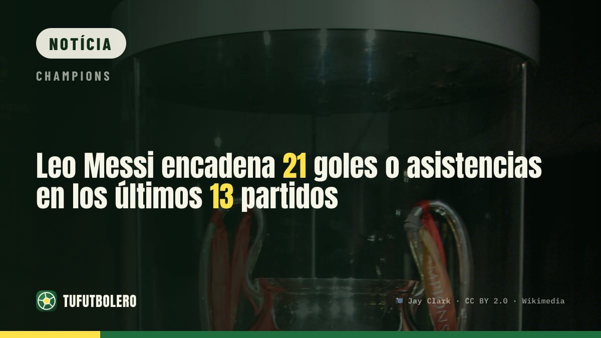 Leo Messi soma 21 gols ou assistências nos últimos 13 jogos
