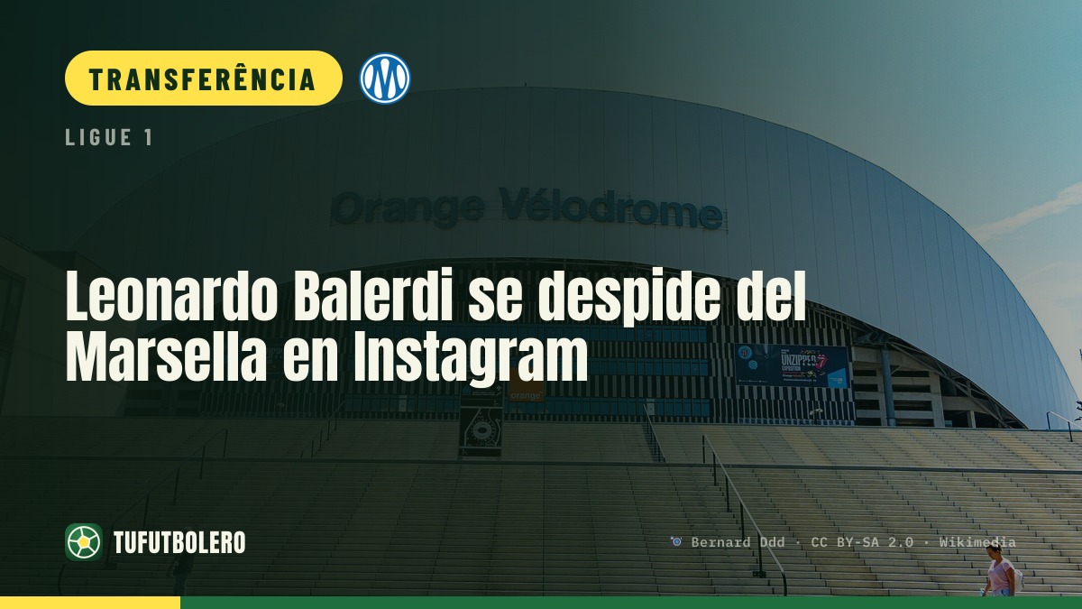 Leonardo Balerdi despede-se do Marselha no Instagram