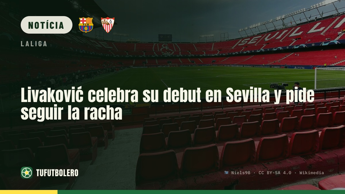 Livaković celebra estreia no Sevilla e pede manter a sequência