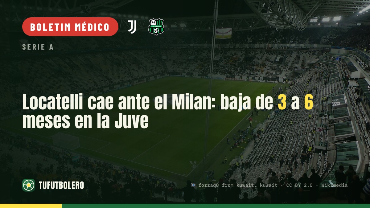 Locatelli lesiona-se contra o Milan: fora 3 a 6 meses na Juve