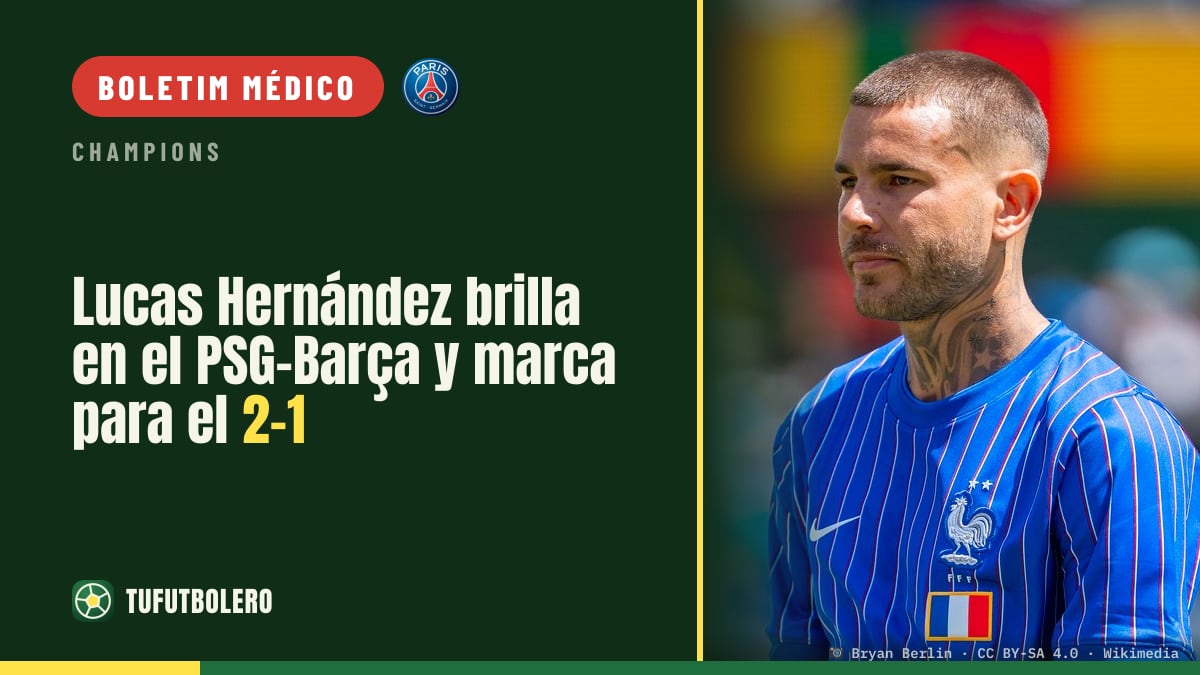 Lucas Hernández brilha no PSG-Barça e marca para o 2-1