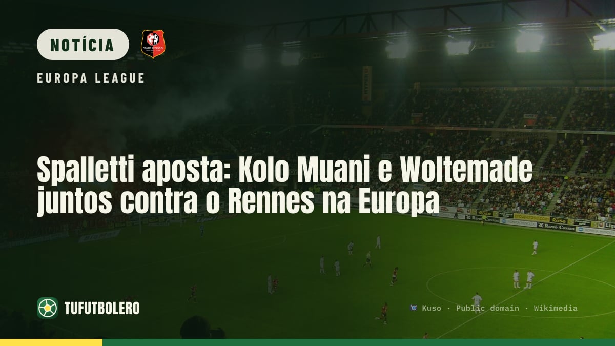 Spalletti aposta: Kolo Muani e Woltemade juntos contra o Rennes na Europa