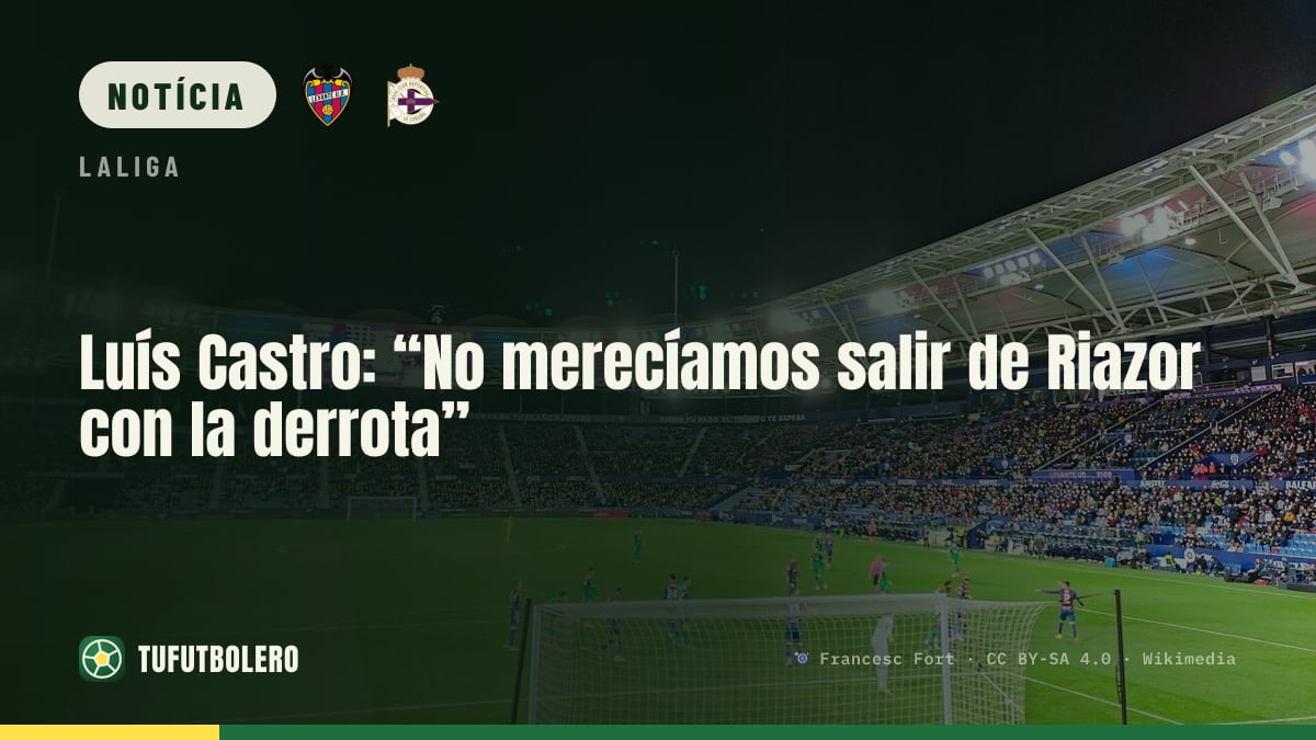 Luis Castro: “Não merecíamos sair de Riazor com derrota”