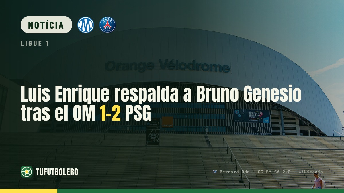 Luis Enrique apoia Bruno Genesio após OM 1-2 PSG