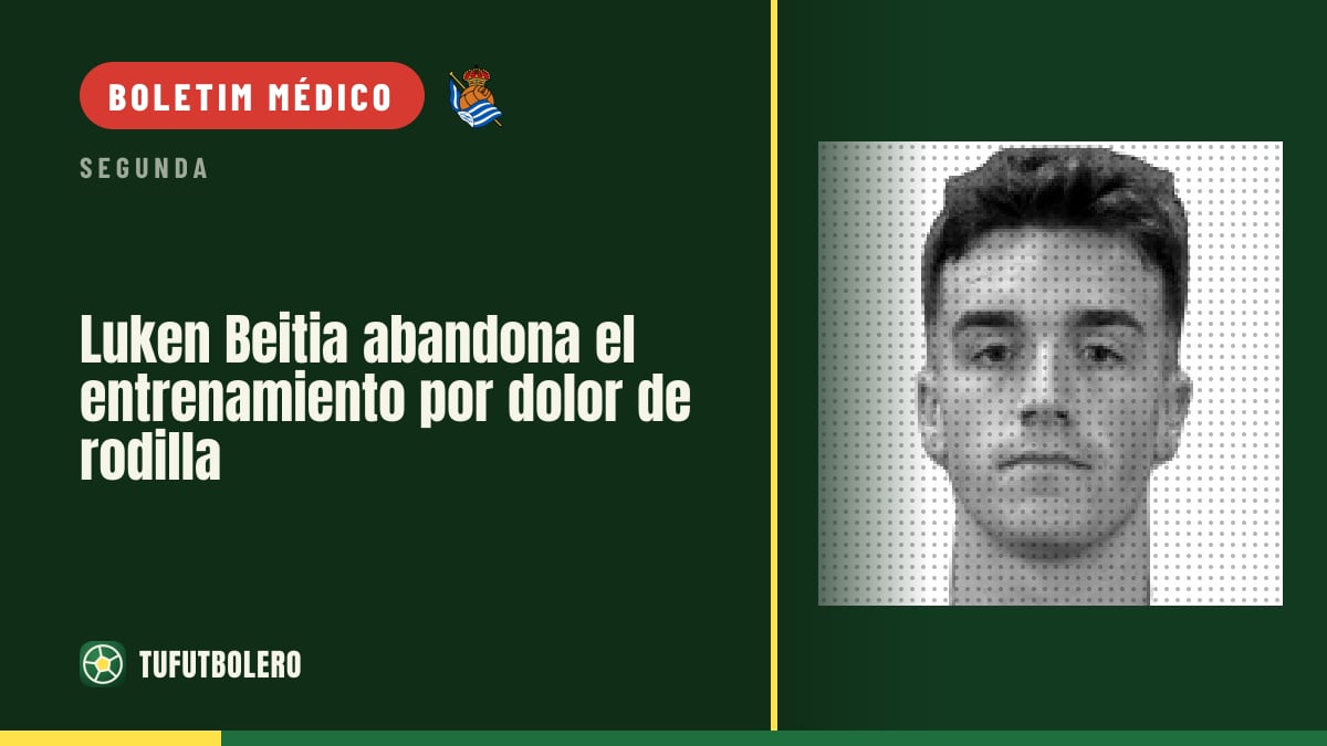 Luken Beitia sai do treino com dor no joelho esquerdo