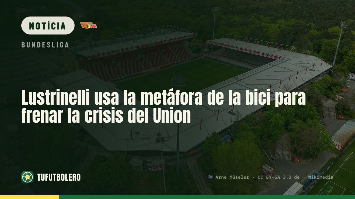 Lustrinelli e a metáfora da bicicleta para acalmar a crise do Union Berlin