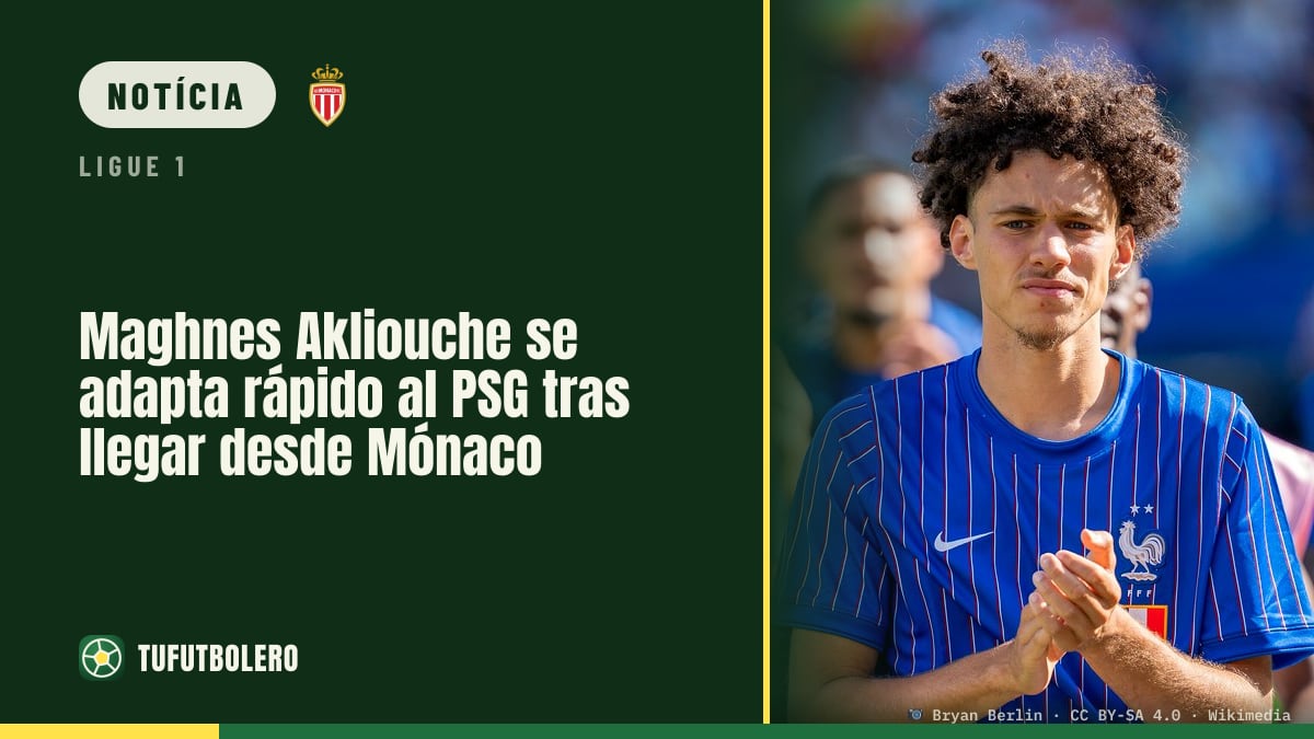 Maghnes Akliouche adapta-se rápido ao PSG após chegar do Mónaco