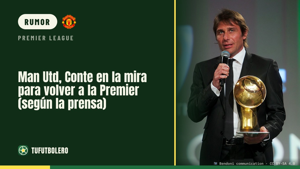Man Utd mira Conte para voltar à Premier (segundo a imprensa)
