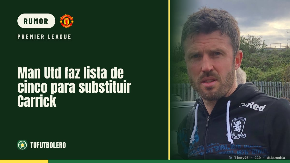 Man Utd faz lista de cinco para substituir Carrick
