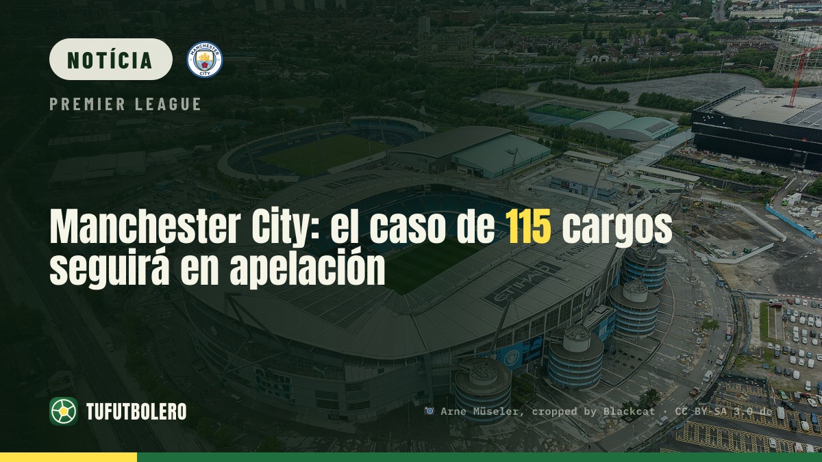 Manchester City: caso dos 115 cargos segue para recurso