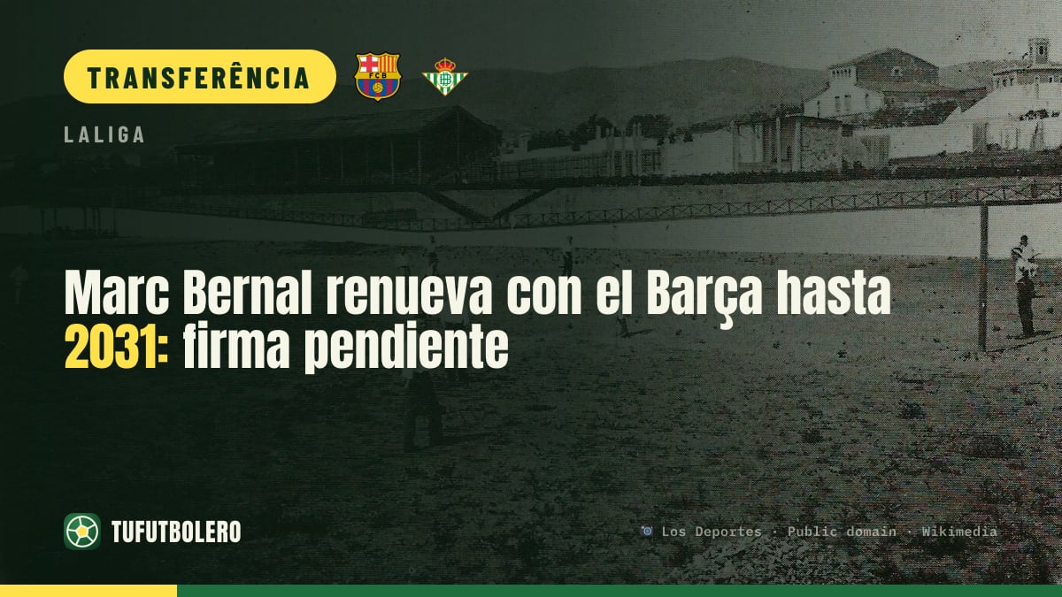 Marc Bernal renova com o Barcelona até 2031: falta assinar