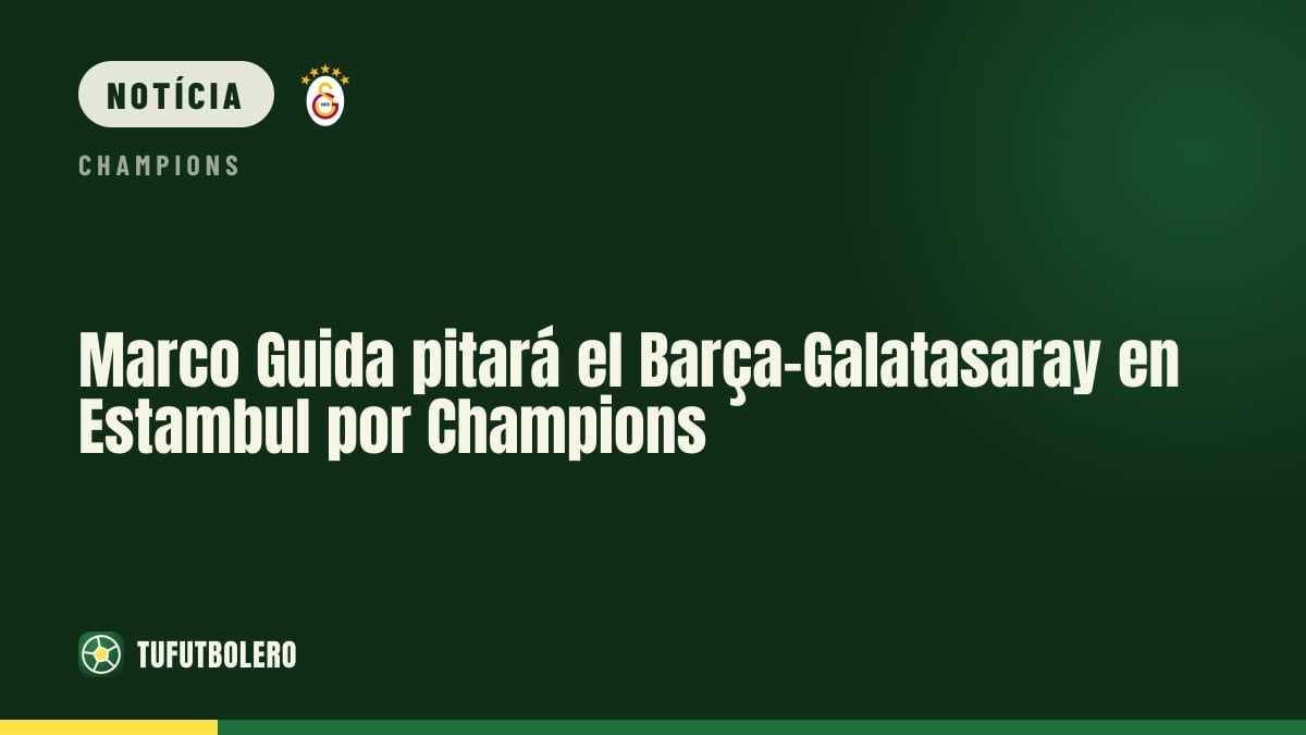 Marco Guida apita Barça x Galatasaray em Istambul pela Champions