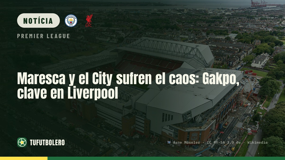Maresca vê o City no caos; Gakpo volta a brilhar com o Liverpool