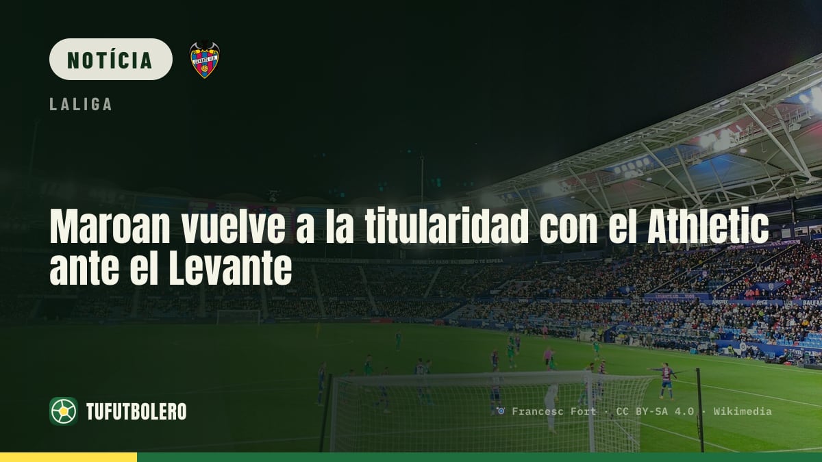 Maroan volta a ser titular no Athletic diante do Levante