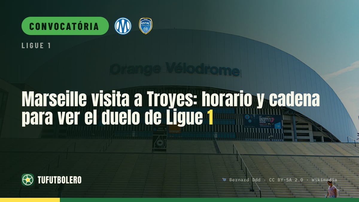 Marseille visita o Troyes: horário e canal do duelo da Ligue 1
