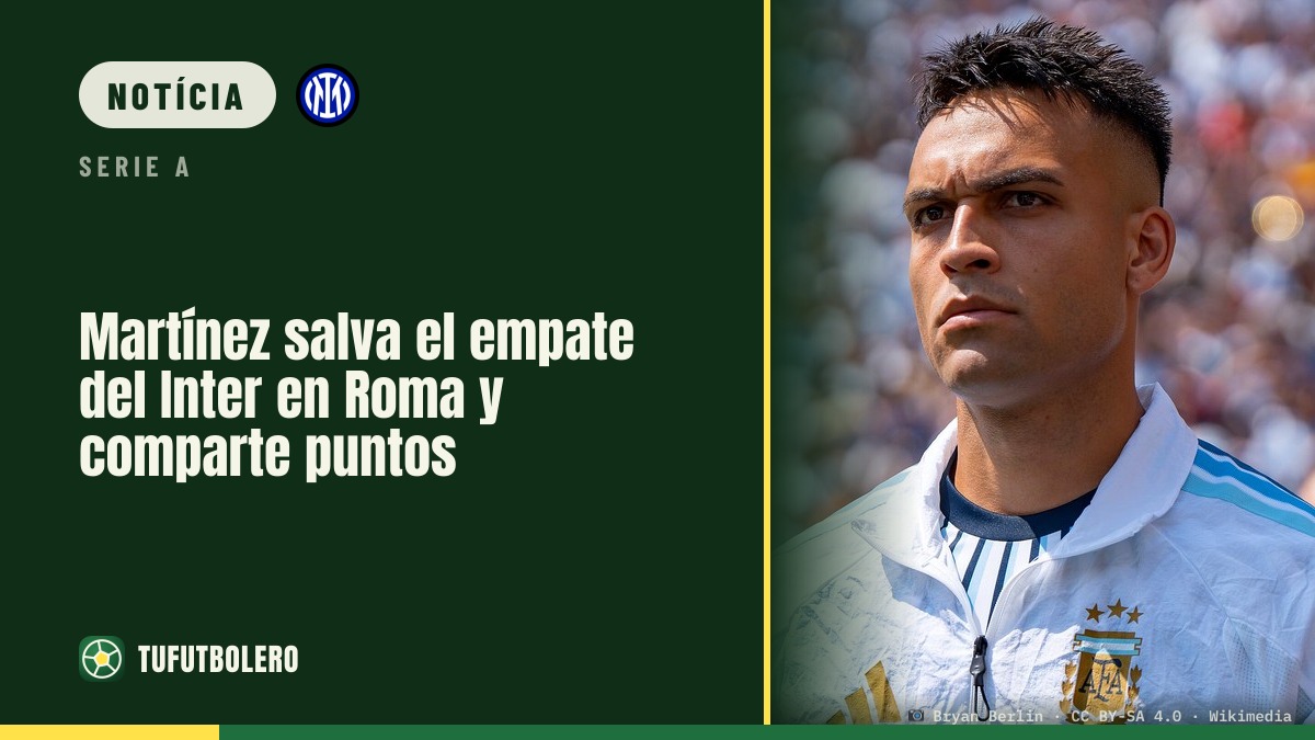 Martínez salva o Inter com ‘remontada’ no Olímpico