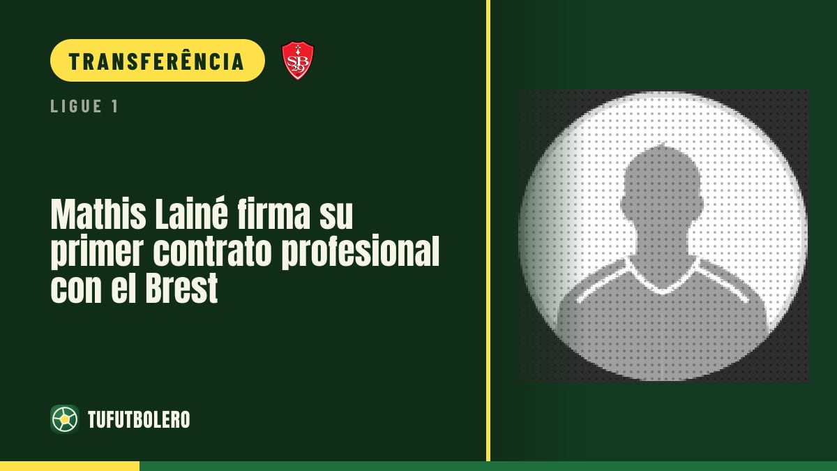 Mathis Lainé assina o primeiro contrato profissional com o Brest