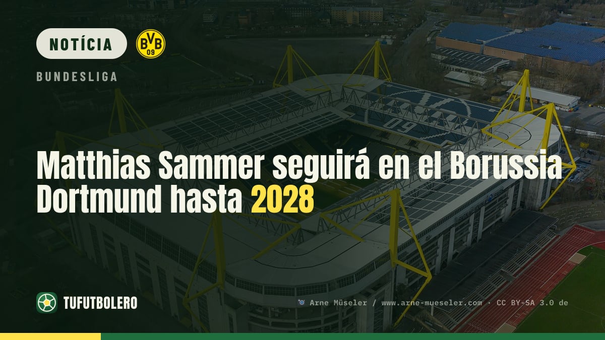 Matthias Sammer vai seguir no Borussia Dortmund até 2028