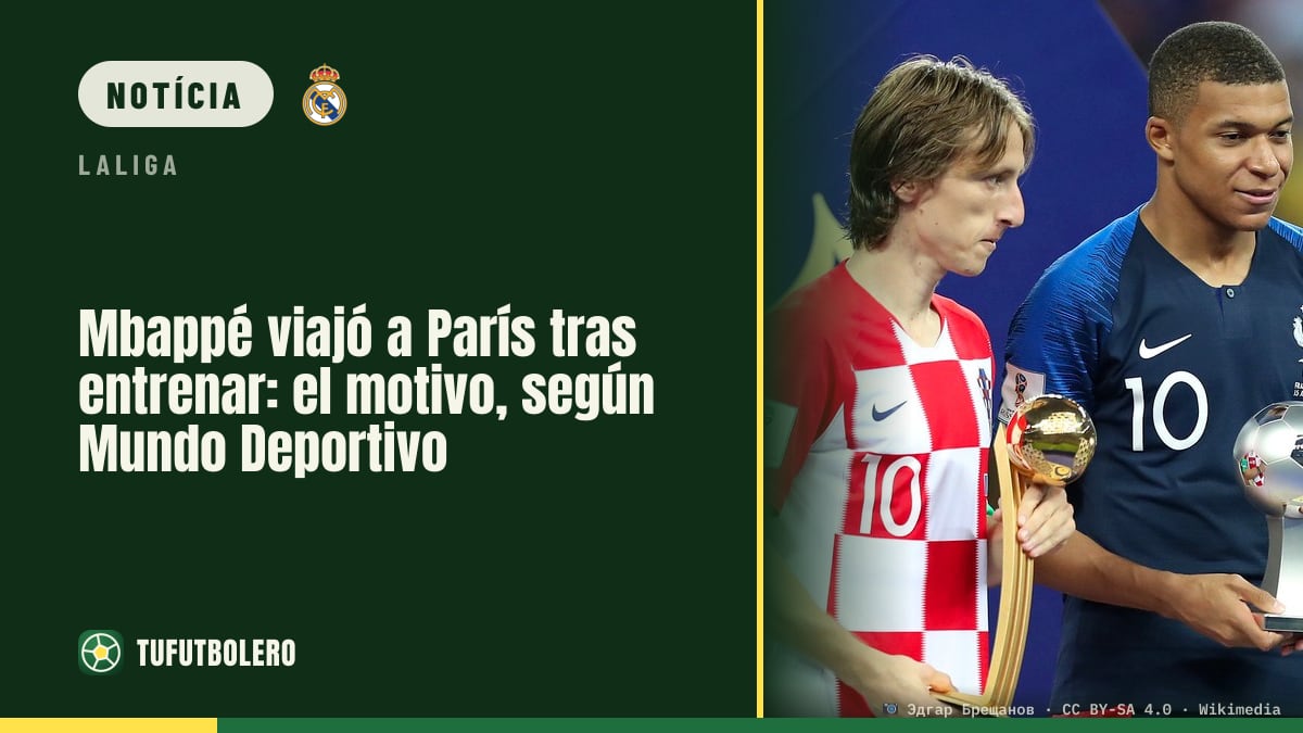 Mbappé foi a Paris após treinar: o motivo revelado