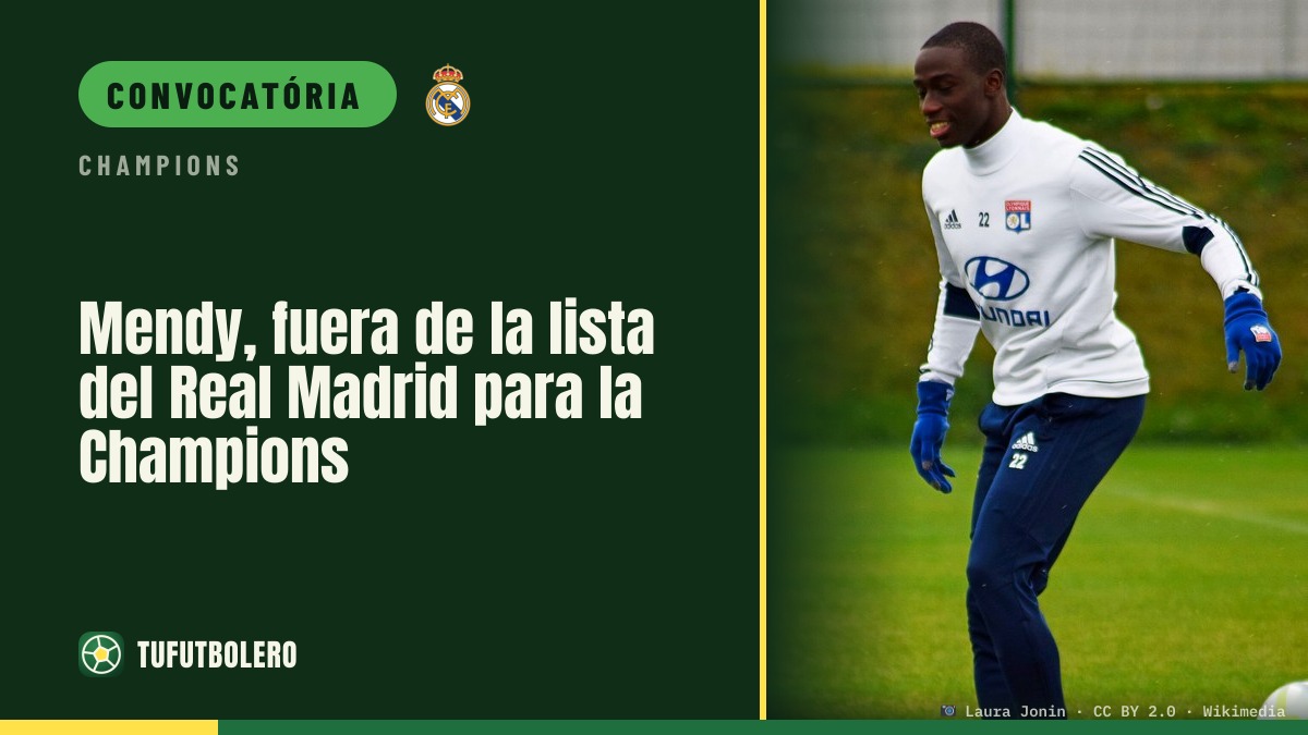 Mendy fica fora da lista do Real Madrid na Champions