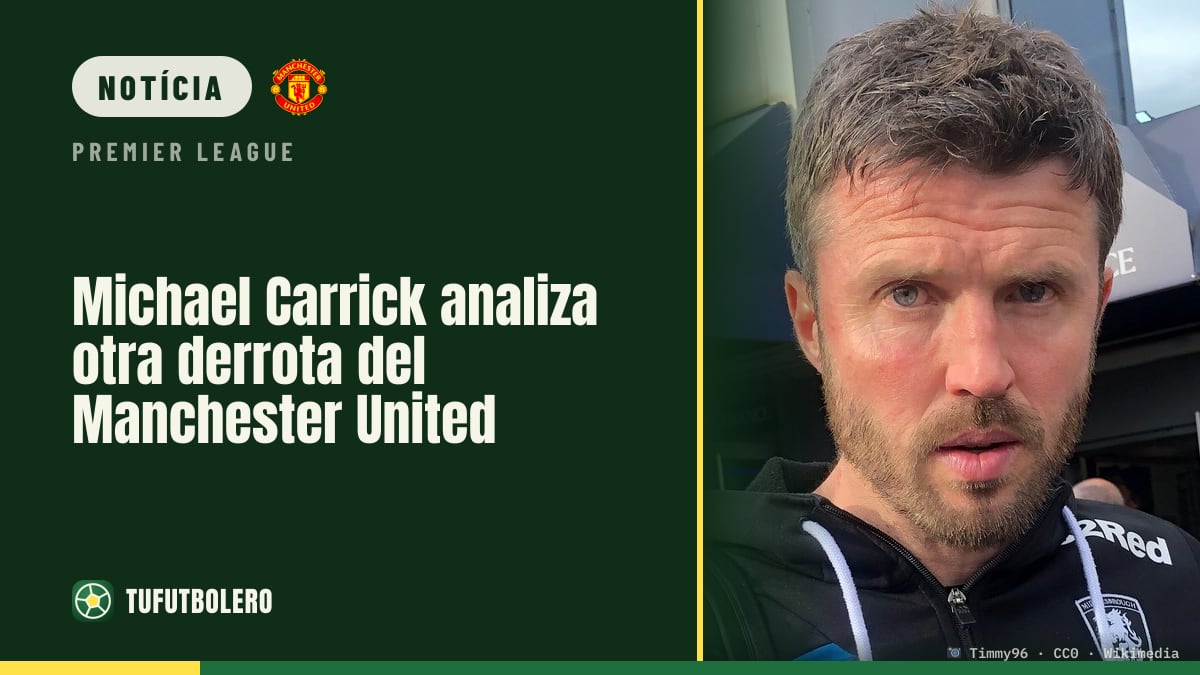 Michael Carrick reage após mais uma derrota do Manchester United