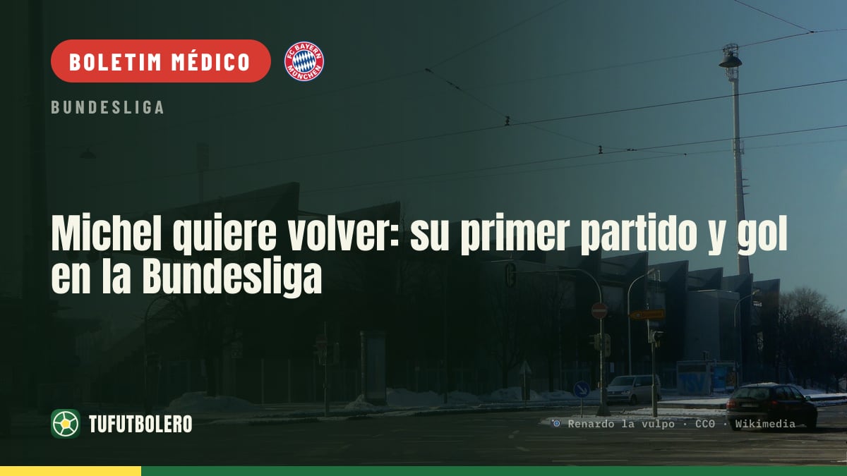 Michel quer voltar: estreia na temporada e primeiro gol na Bundesliga