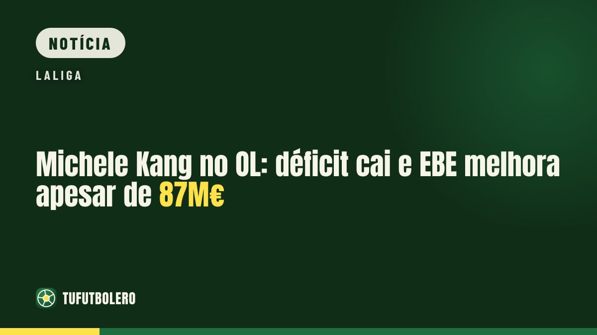 Michele Kang no OL: déficit cai e EBE melhora apesar de 87M€