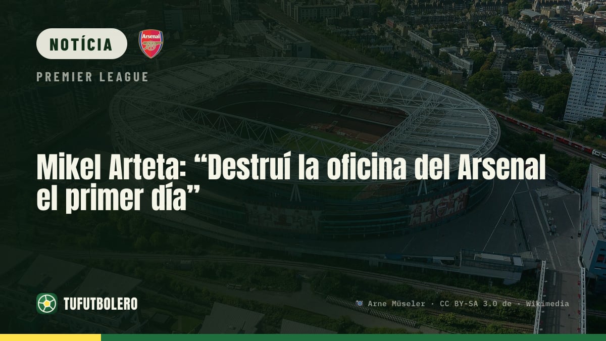 Mikel Arteta: “Destruí o escritório do Arsenal no primeiro dia”