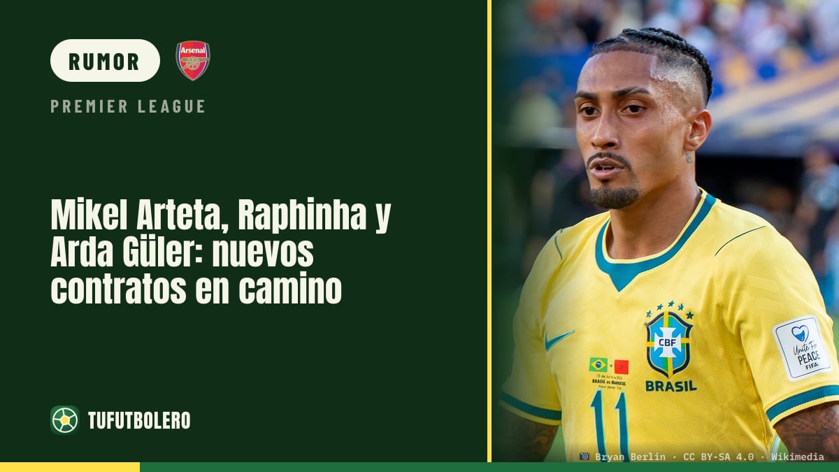 Mikel Arteta, Raphinha e Arda Güler: novos contratos a caminho