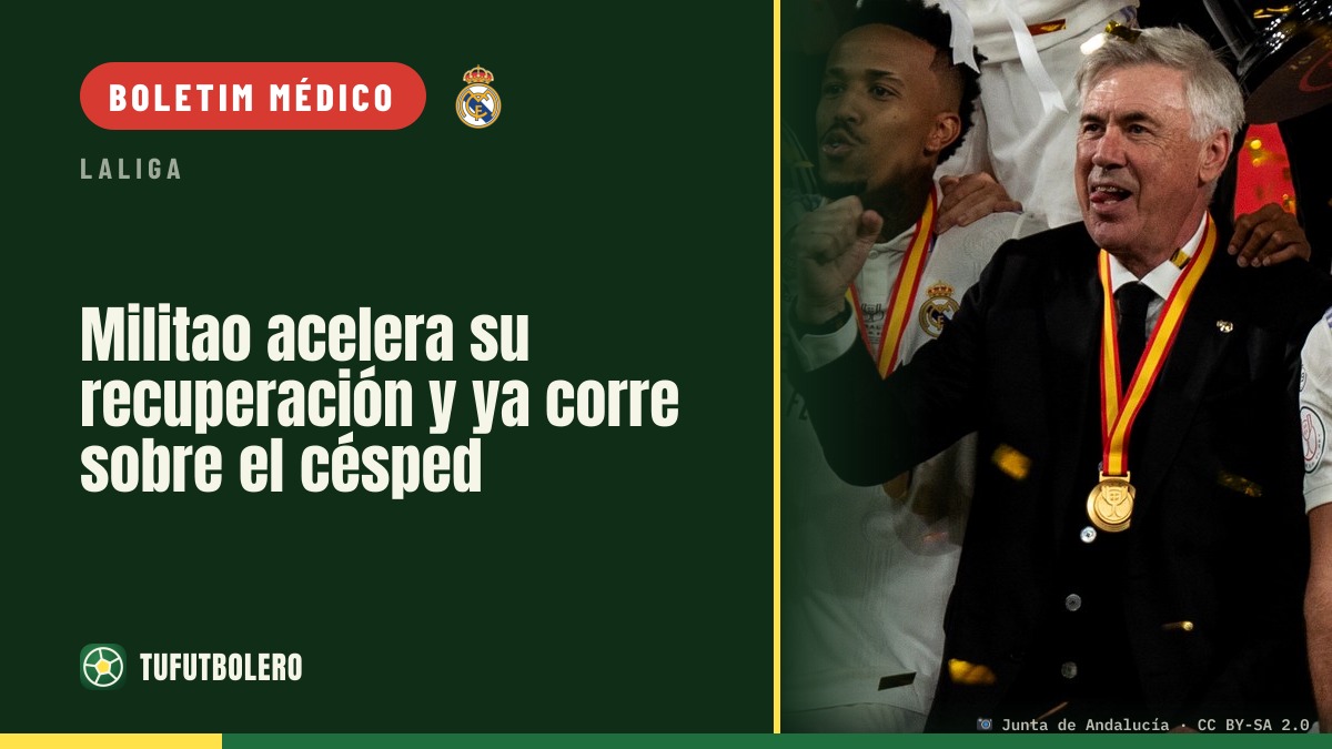 Militão acelera a recuperação e já corre no relvado