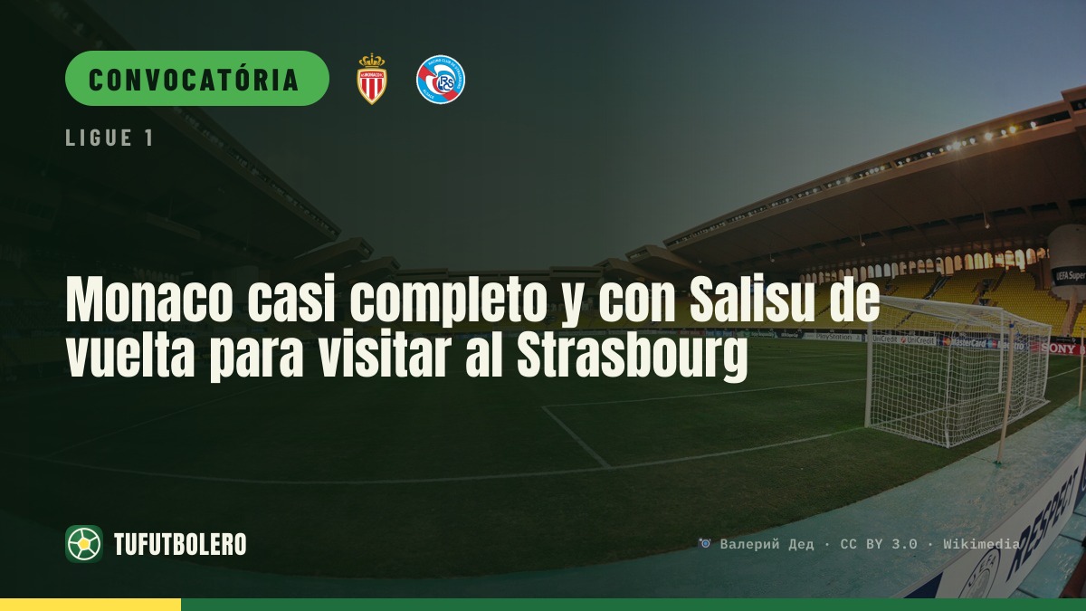 Monaco quase completo e Salisu de volta para visitar o Strasbourg
