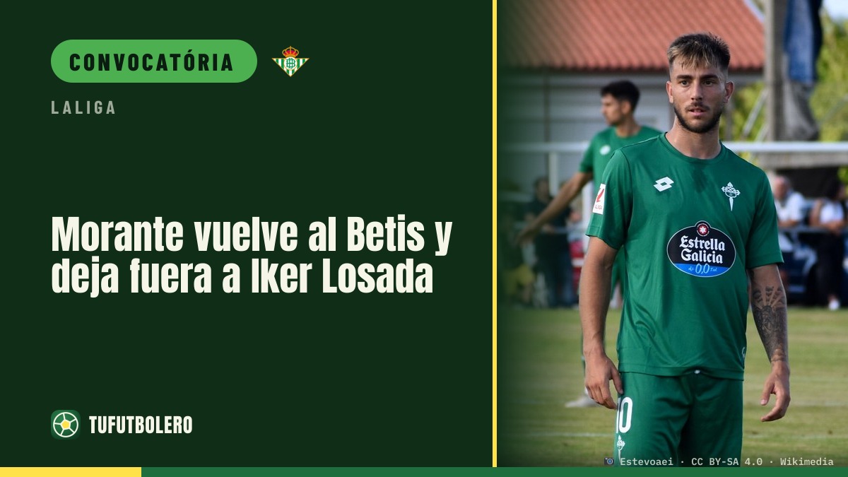 Morante volta ao Betis e tira Iker Losada da lista