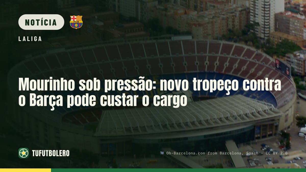 Mourinho sob pressão: novo tropeço contra o Barça pode custar o cargo