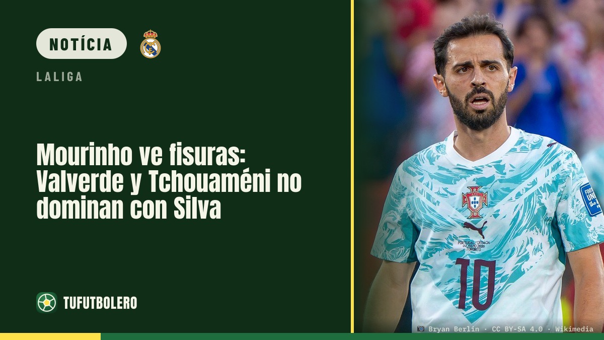 Mourinho vê fissuras: Valverde e Tchouaméni não rendem com Silva