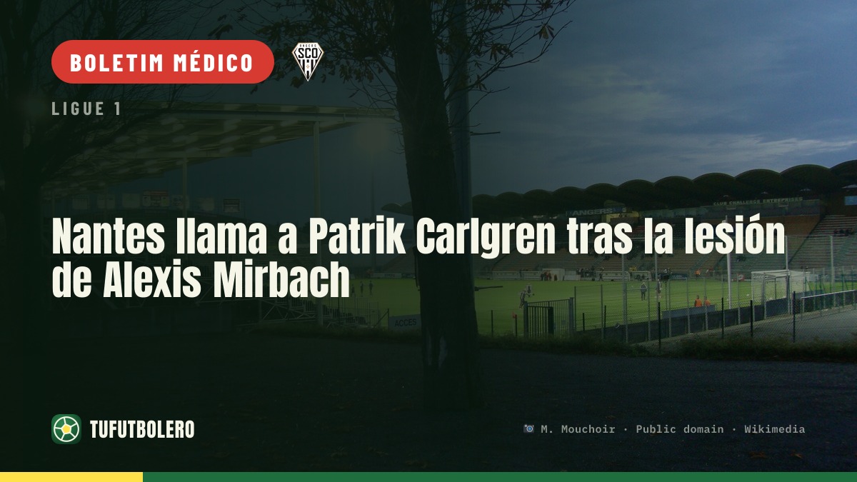 Nantes chama Patrik Carlgren após lesão de Alexis Mirbach