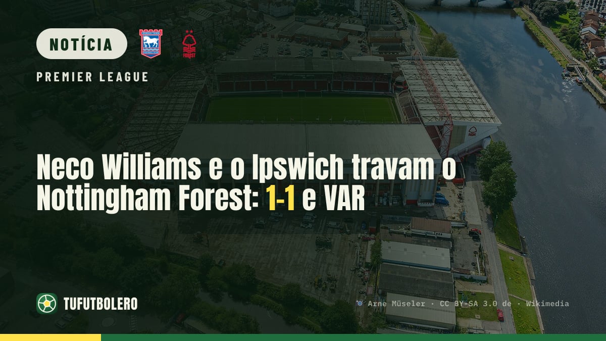 Neco Williams e o Ipswich travam o Nottingham Forest: 1-1 e VAR