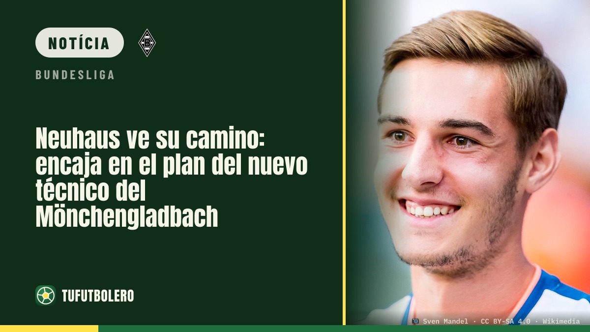 Neuhaus se oferece: faz sentido no plano do novo técnico do Gladbach
