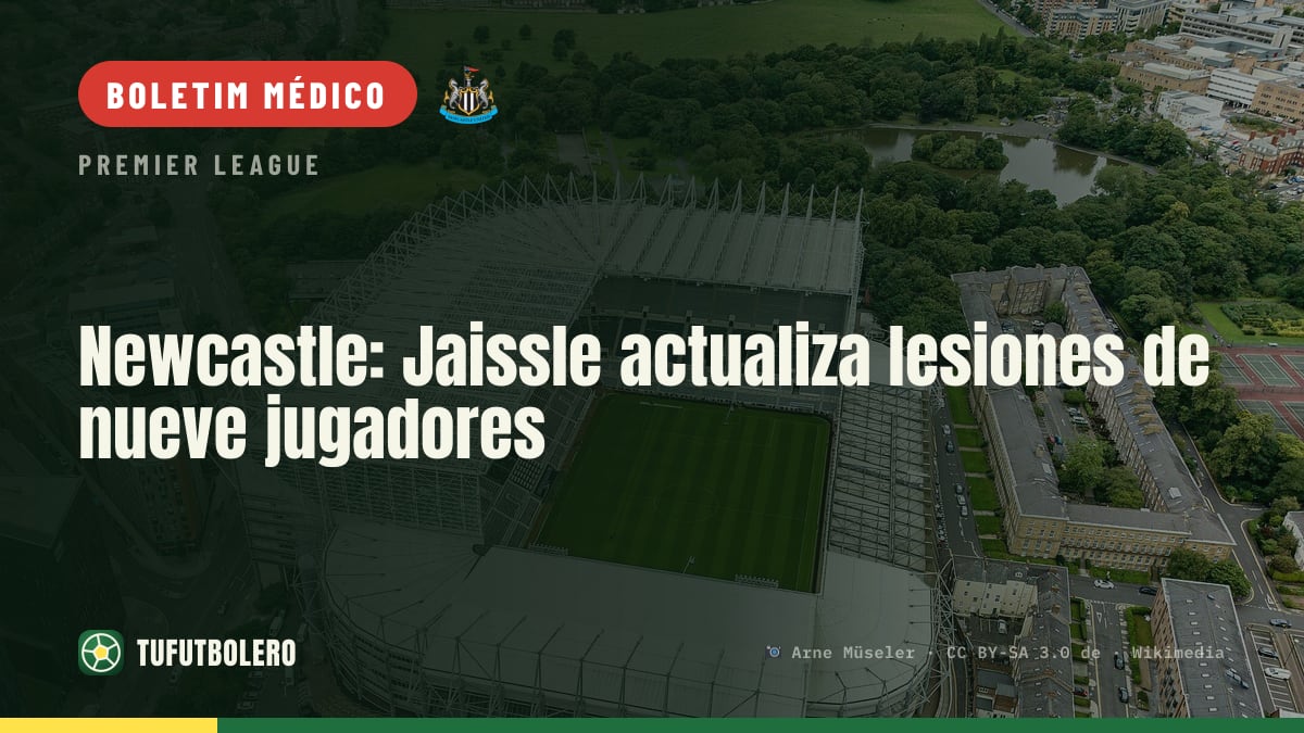 Newcastle: Jaissle atualiza lesões de nove jogadores