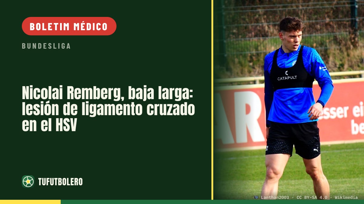 Nicolai Remberg vai ficar fora muito tempo: ligamento cruzado no HSV