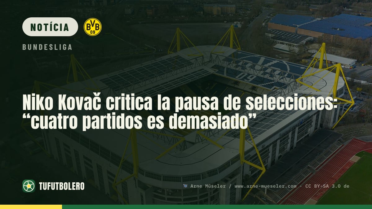 Niko Kovač critica a pausa para seleções: “quatro jogos é demais”