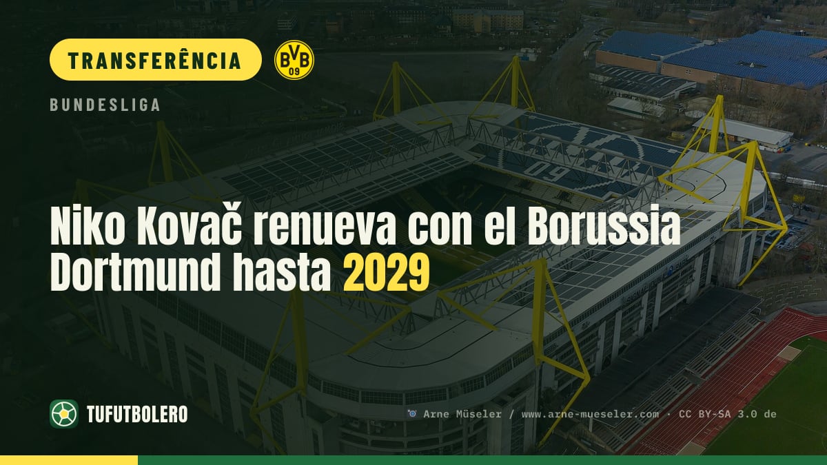 Niko Kovač renova com o Borussia Dortmund até 2029