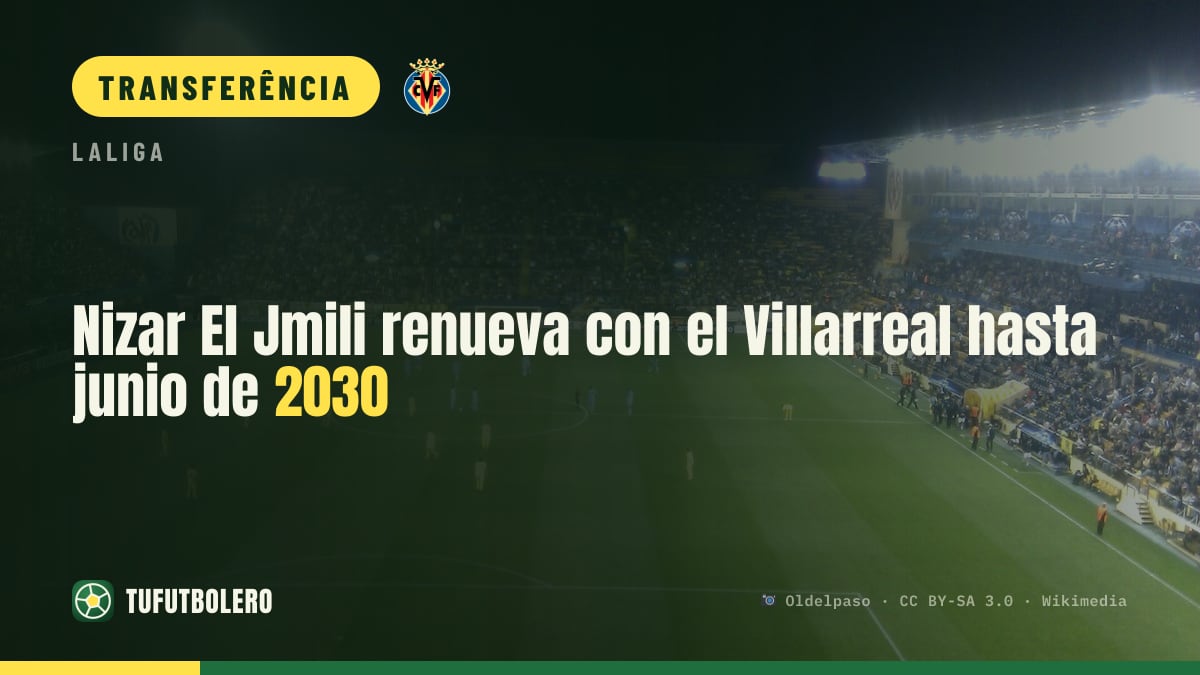 Nizar El Jmili renova com o Villarreal até junho de 2030